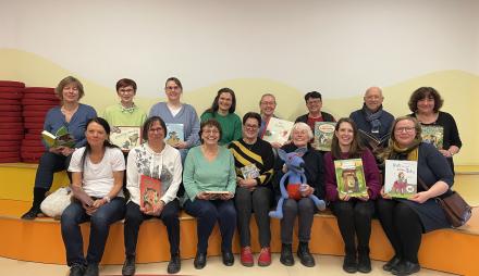 Vorlesepaten 2025, Foto: SLB/Wüstenhagen