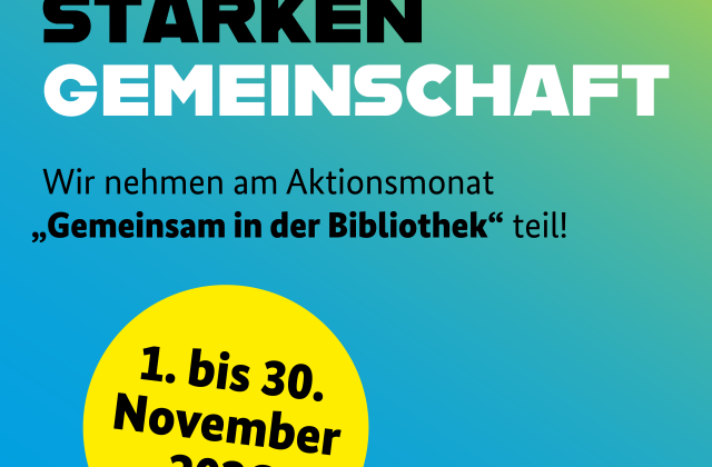 Bibliotheken stärken Gemeinschaft