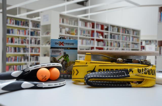 Bibliothek der Dinge in der SLB
