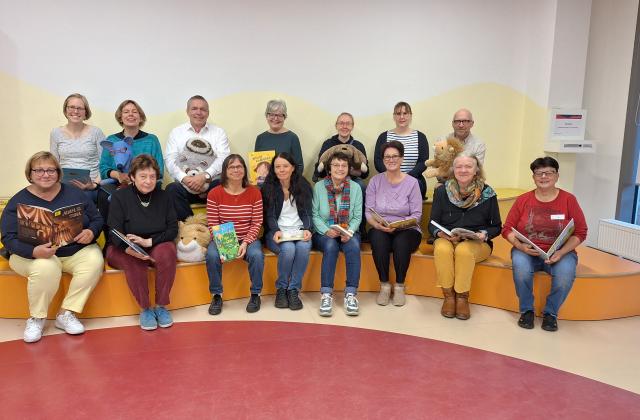 Foto von den Vorlesepaten der SLB