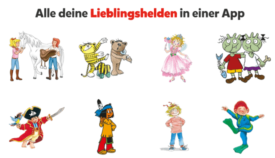 ausgewählte Helden bei Tigerbooks