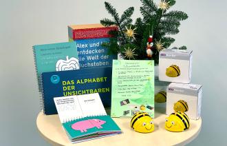 Weihnachtswunschzettel mit ersten Wünschen