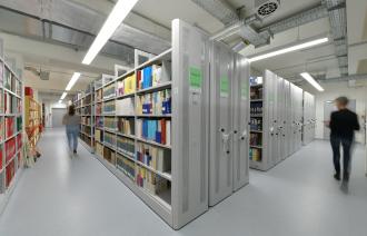 Hebelschubanlage im Magazin