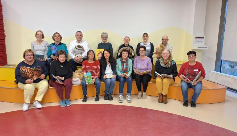 Foto von den Vorlesepaten der SLB