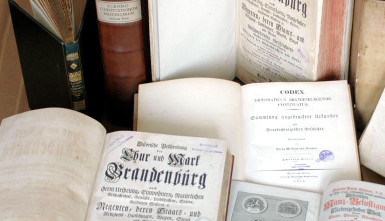 Restaurierte Bücher SLB