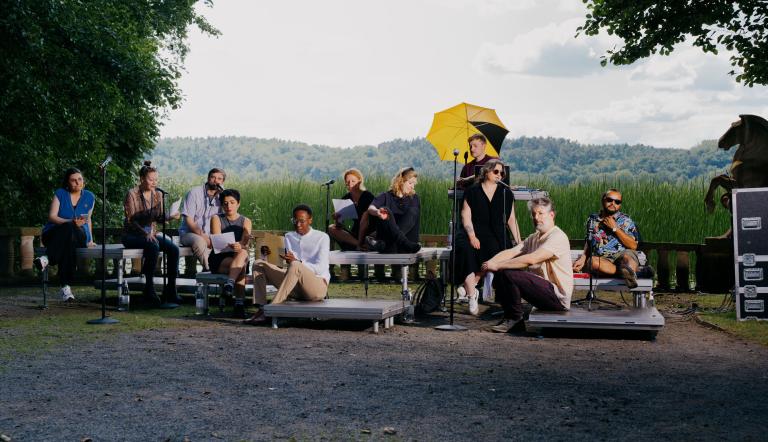 Spoken-Word-Sound-Performance, Foto: BKG / Miguel Hahn