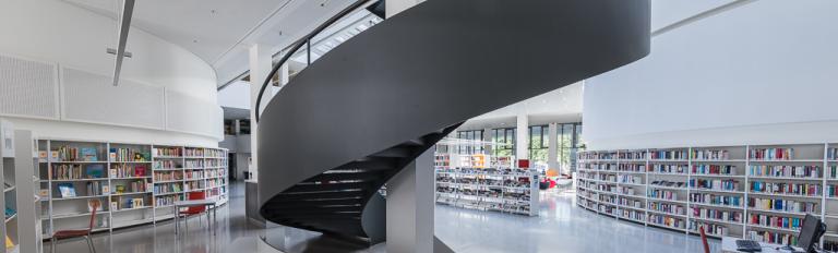 Blick in die Bibliothek